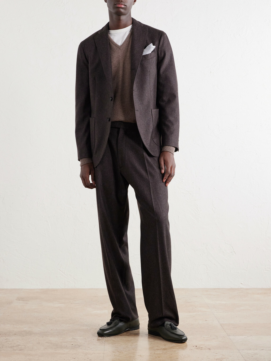 Boglioli - Virgin Wool-Flannel Suit Jacket - Gray