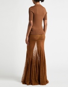 David Koma Womens Maxi skirt in Brown