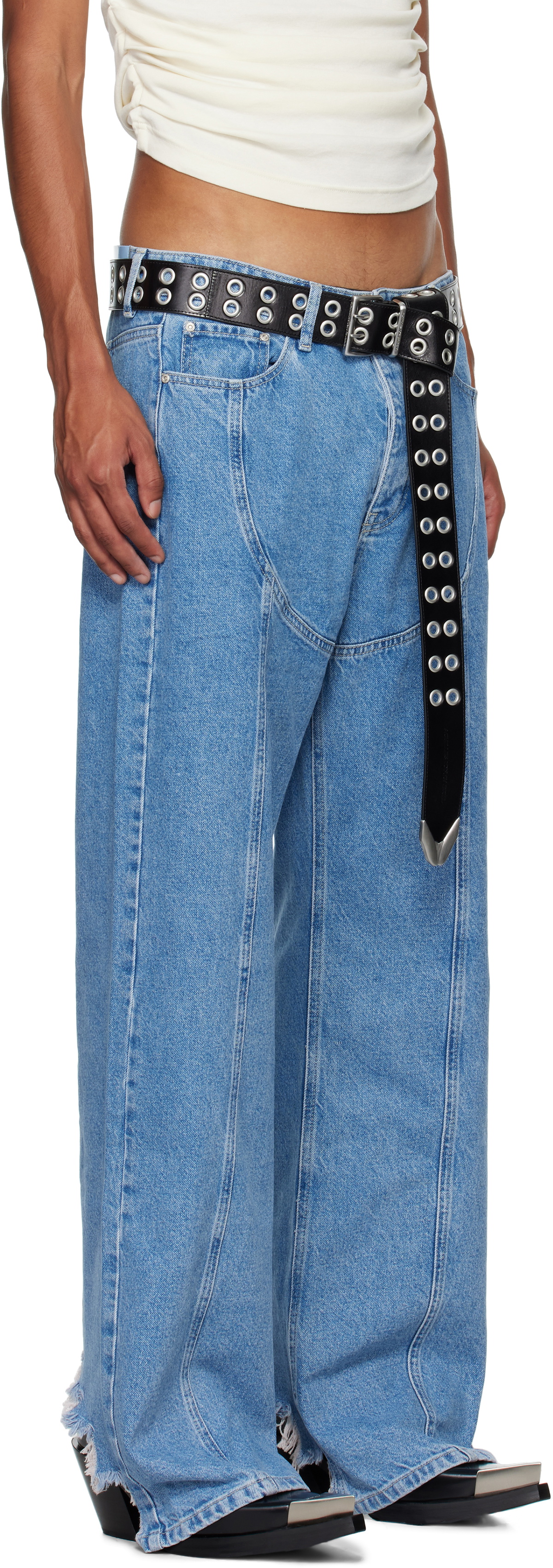 ACHILLES ION GABRIEL Jeans 28 ¥140,800 Achilles Ion Gabriel Blue Hunkers Jeans