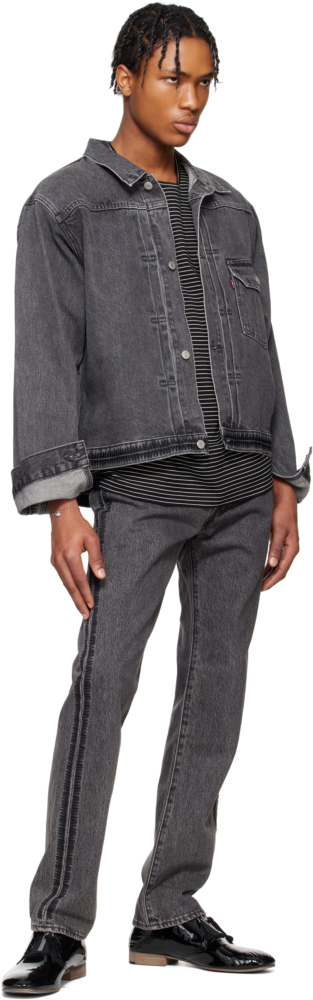 UNDERCOVER Gray Levi's Edition Type I Denim Jacket