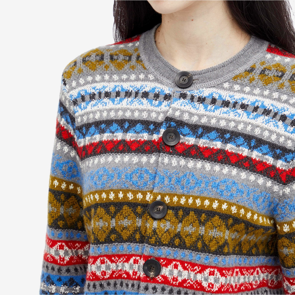 Wales Bonner Fairaisle Wool Astral Cardigan | Garmentory