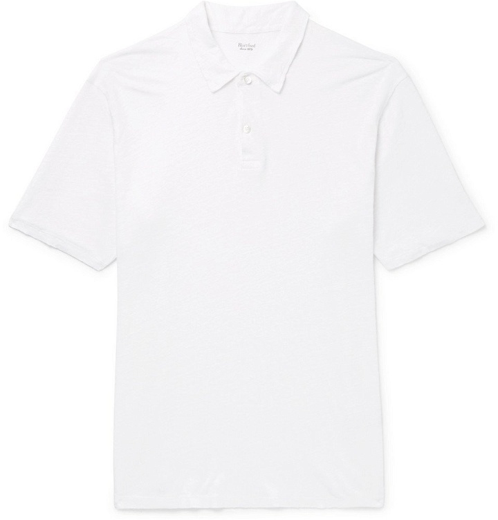 Photo: Hartford - Slub Linen Polo Shirt - Men - White