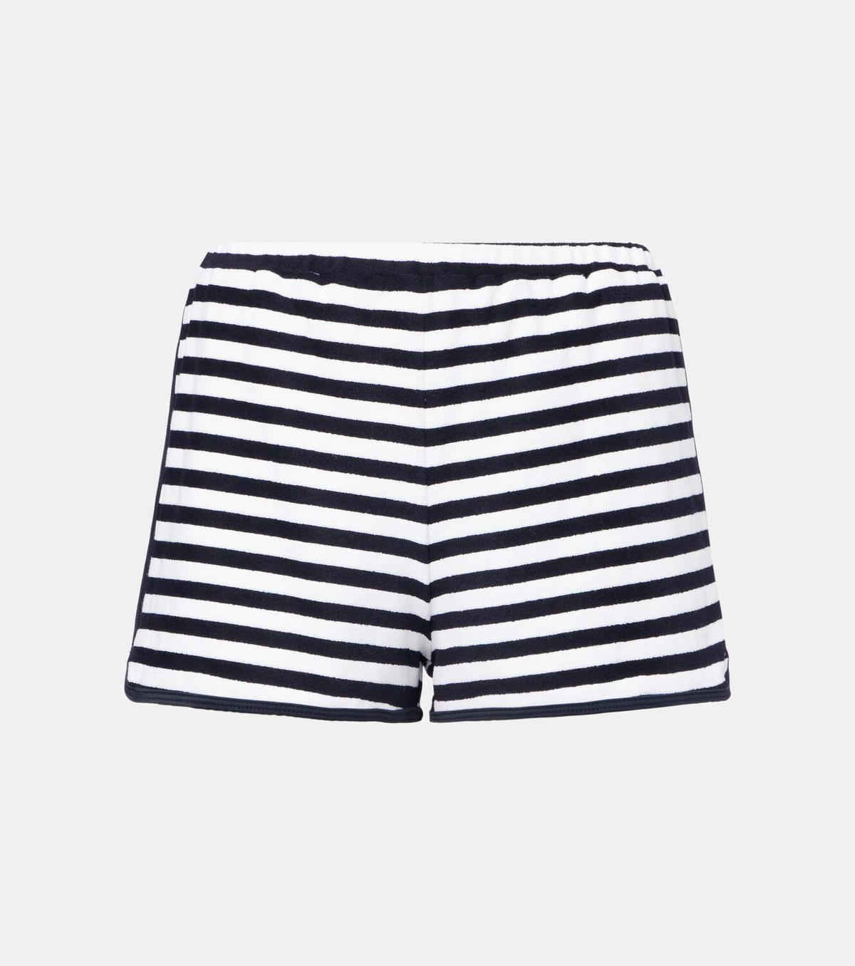 Jade Swim Striped terry shorts