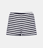 Jade Swim Striped terry shorts