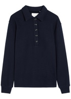 Citizens OF Humanity Vintage Jersey Polo Sweatshirt Navy