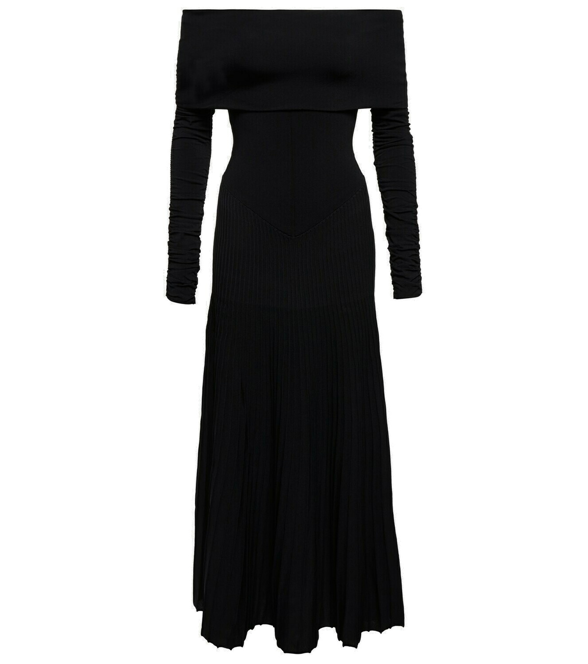 Khaite - Rebecca off-shoulder jersey maxi dress Khaite