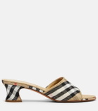 Burberry Sloane 45 Burberry Check mules