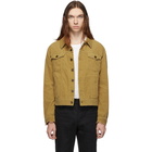 Saint Laurent Tan Corduroy Classic Jacket