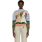 Stella McCartney Multicolor Alpaca Jacquard Knit Sweater
