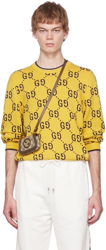 Photo: Gucci Yellow GG Sweater