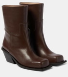 Gia Borghini Blondine leather ankle boots