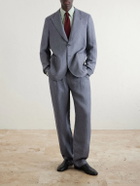Oliver Spencer - Wilkins Pinstriped Linen Suit Jacket - Gray