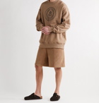 ACNE STUDIOS - Ross Wide-Leg Cotton-Blend Corduroy Shorts - Brown