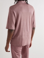 Barena - Solana Carlino Camp-Collar Linen Shirt - Pink