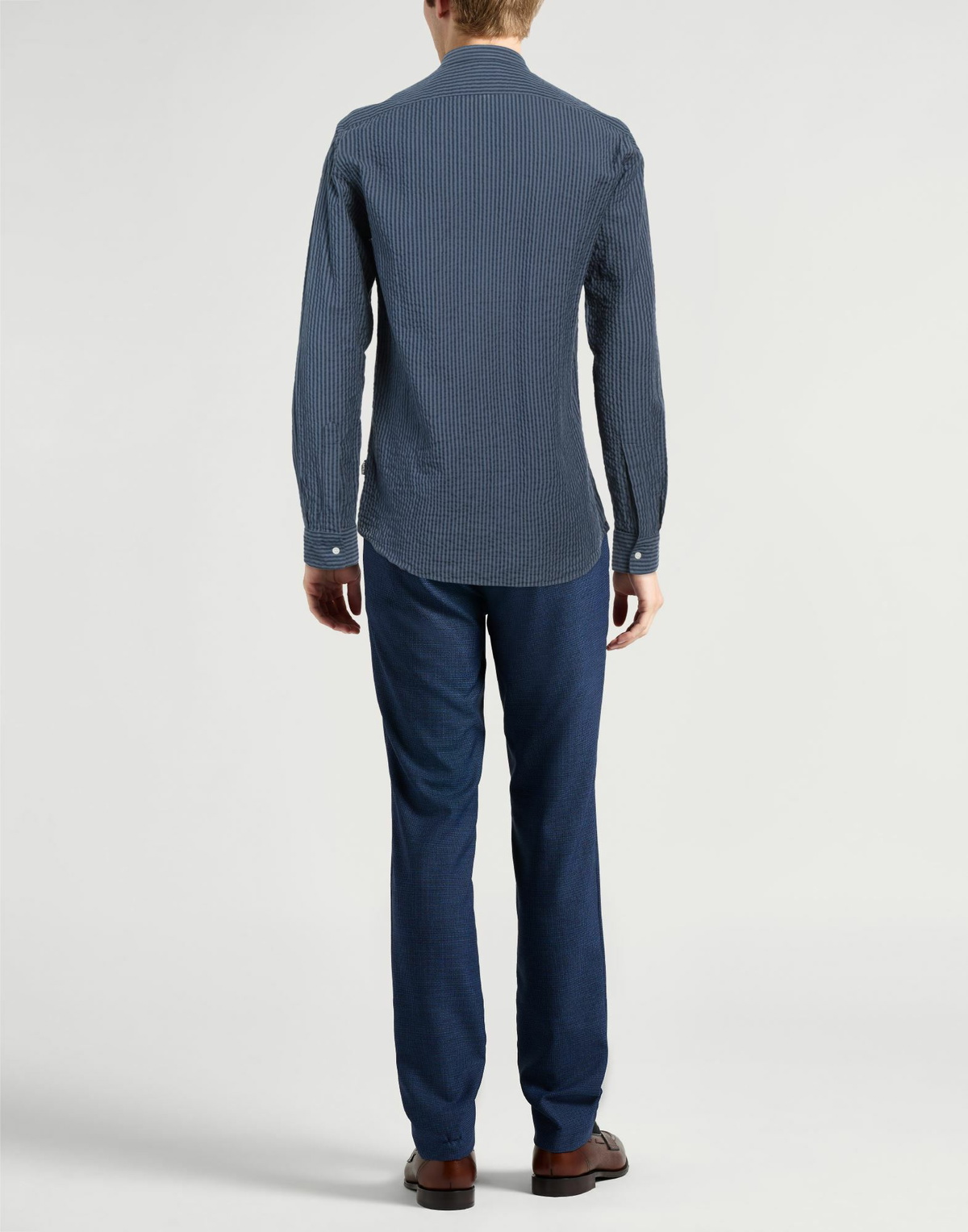 Aspesi Mens Shirt Slate in Blue
