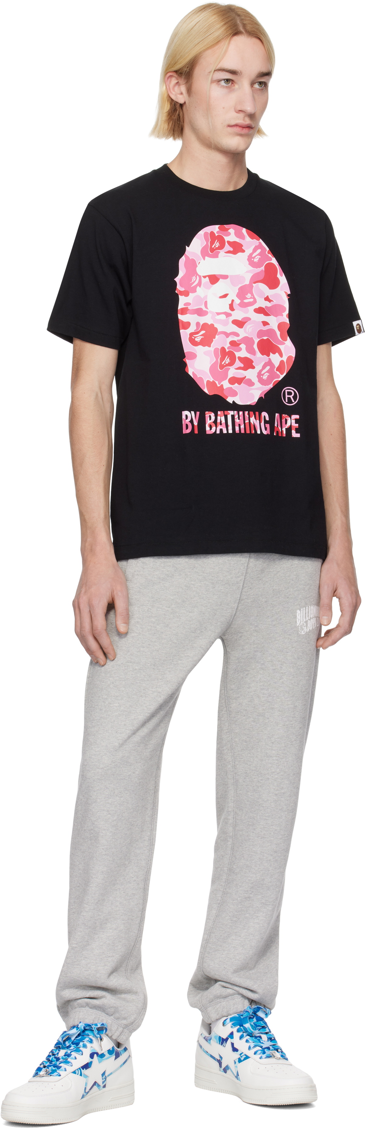 BAPE Black ABC Camo 'By Bathing Ape' T-shirt