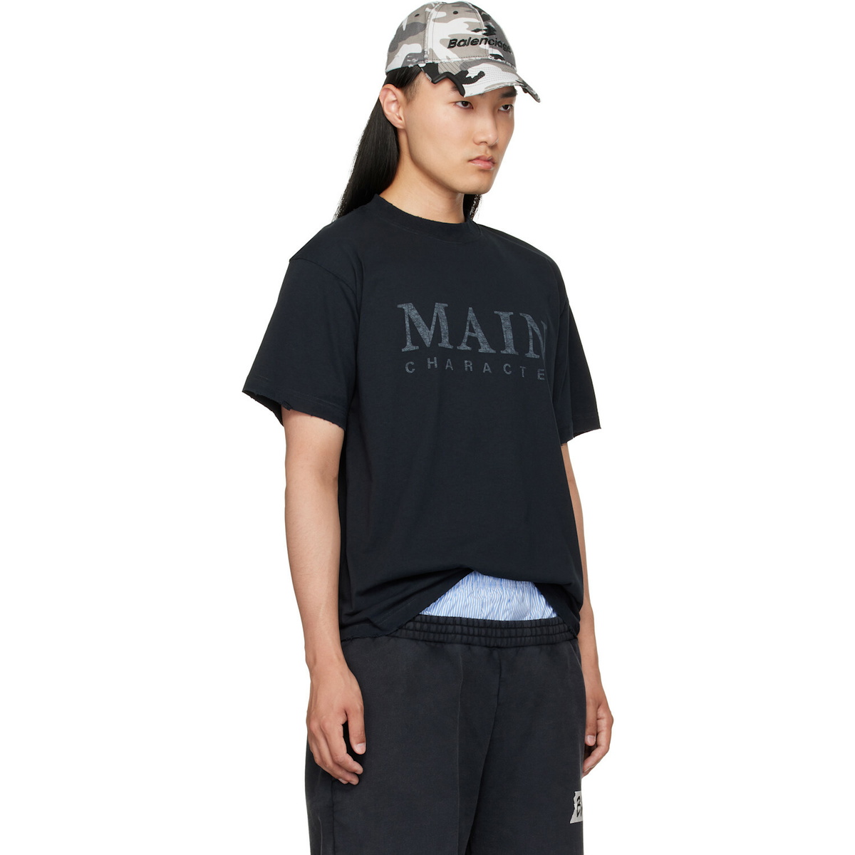 Balenciaga Black 'Main Character' T-Shirt