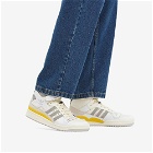 Adidas Men's Forum 84 Hi-Top Sneakers in White/Grey/Yellow
