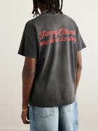 SAINT Mxxxxxx - Magical Saint Cotton-Jersey Printed T-Shirt - Gray