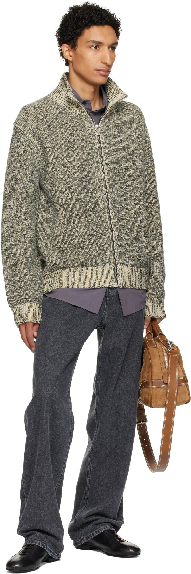 Jil Sander Gray Loose Lightweight Jeans