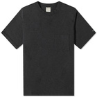 Snow Peak Men's Recycled Cotton Heavy T-Shirt in Black