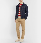 Holiday Boileau - Striped Wool Sweater - Red