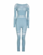 Wolford Womens Jumpsuit Pastel in Blue