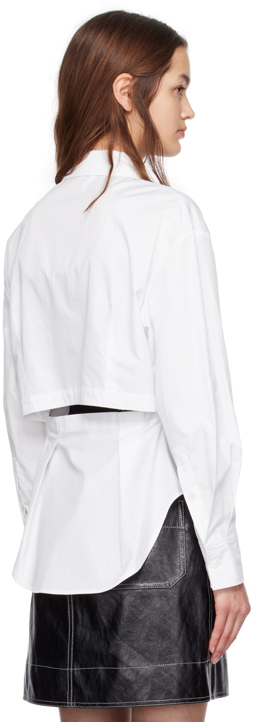 LVIR White Slit Shirt