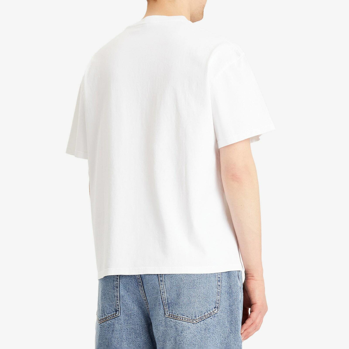 Brain Dead Men's Subconscious T-Shirt in White Brain Dead