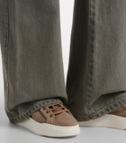 Max Mara Suede platform sneakers