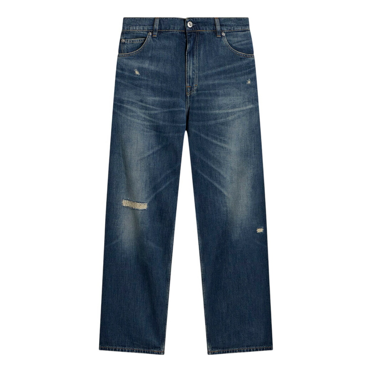 Our Legacy Men's Formal Cut Jean in Mid Blue Bleach Denim Our Legacy