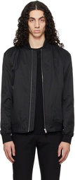 BOSS Black Water-Repellent Bomber Jacket