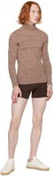 Rier Brown Marled Shorts