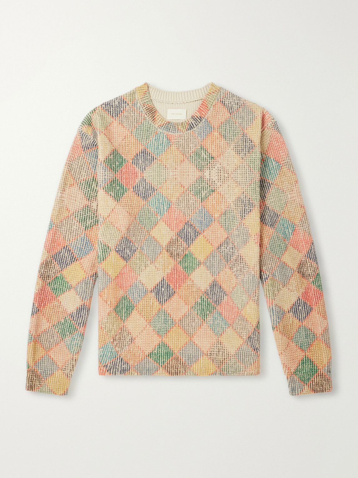 Aimé Leon Dore - Checked Cotton Sweater - Multi