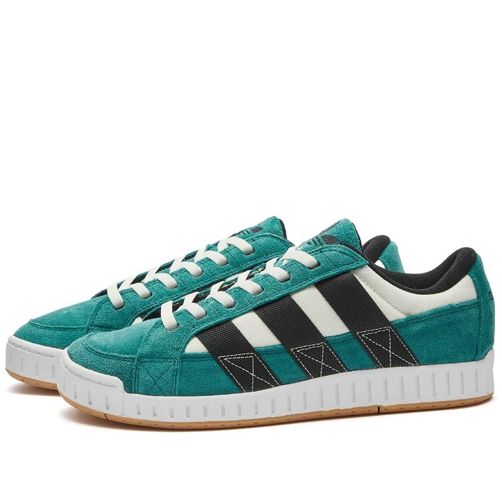 Photo: Adidas LWST Sneakers in Collegiate Green/Core Black/Off White
