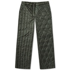 Daniëlle Cathari Women's x Woolrich Trousers in Thyme Green