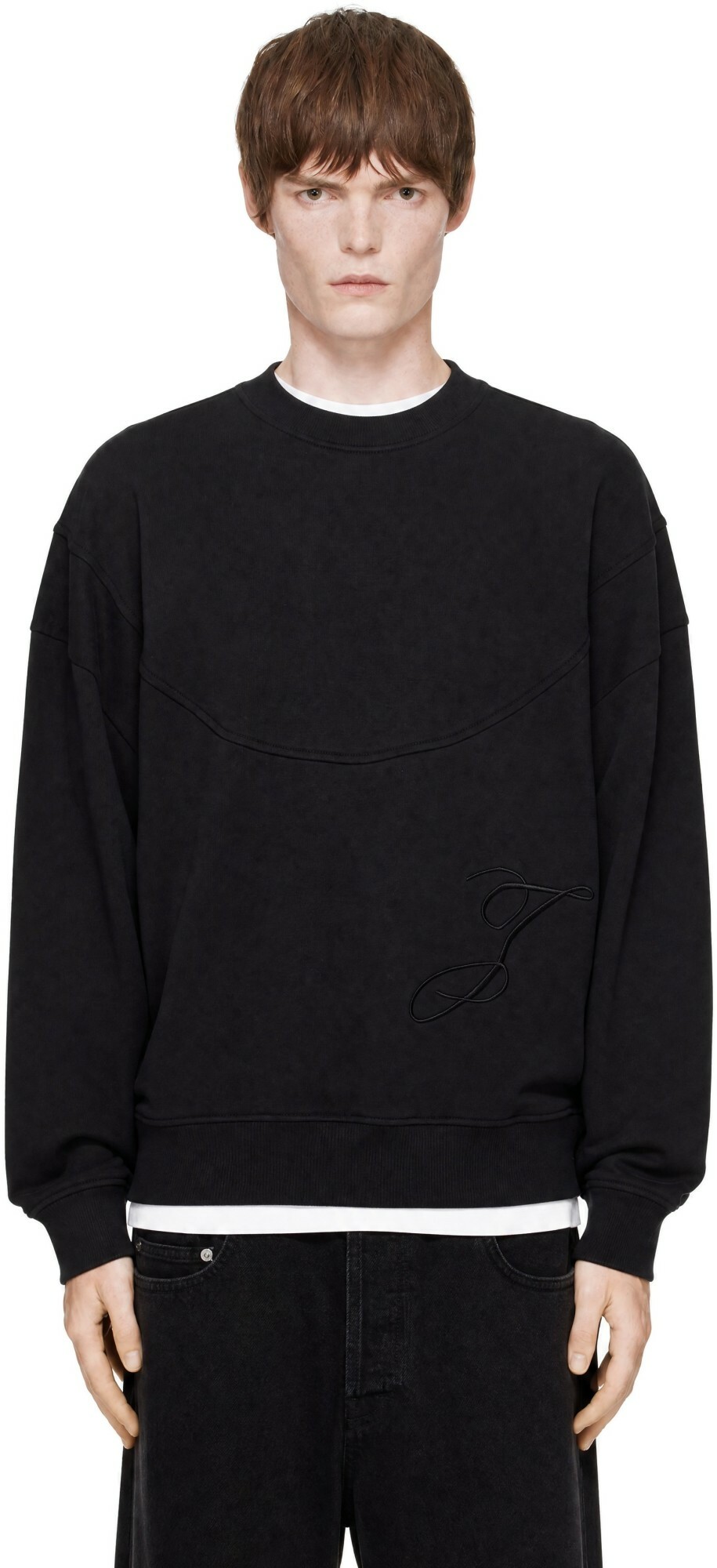 JACQUEMUS Navy 'The J' Sweatshirt