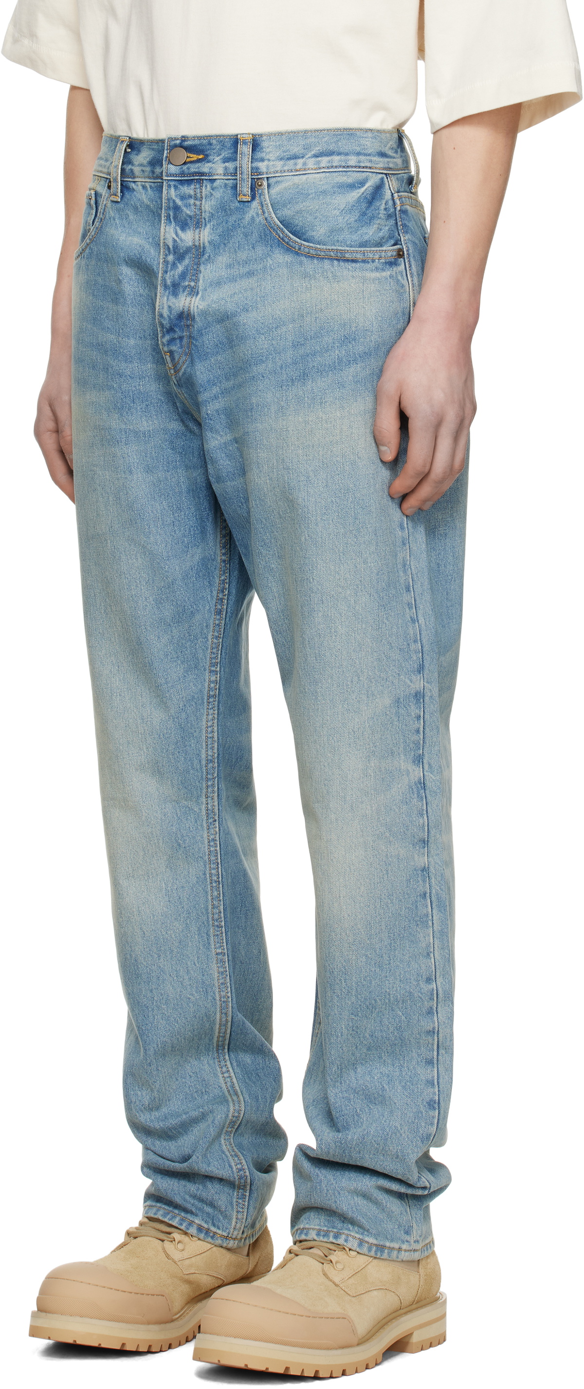 Fear of God ESSENTIALS Blue 5-Pocket Jeans