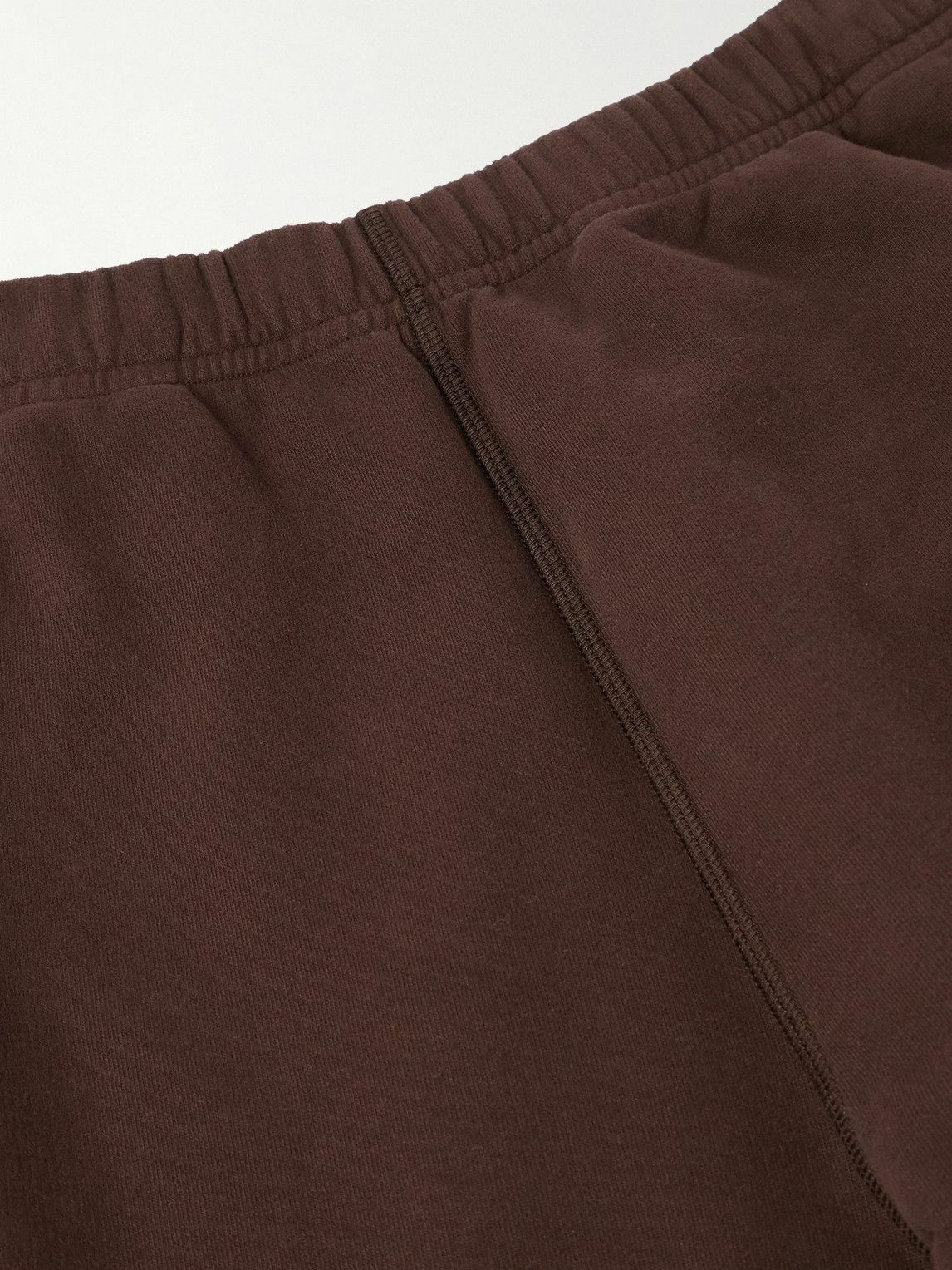 Stone Island - Marina Tapered Organic Cotton-Jersey Sweatpants - Brown