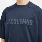 Jacquemus Men's Typo T-Shirt in Dark Navy