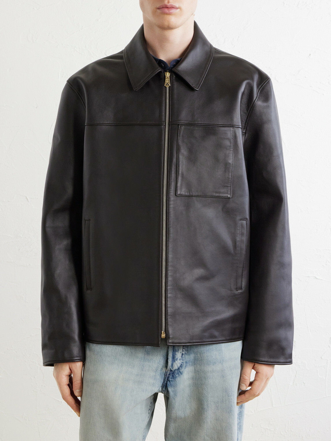 Paul Smith - Leather Jacket - Brown