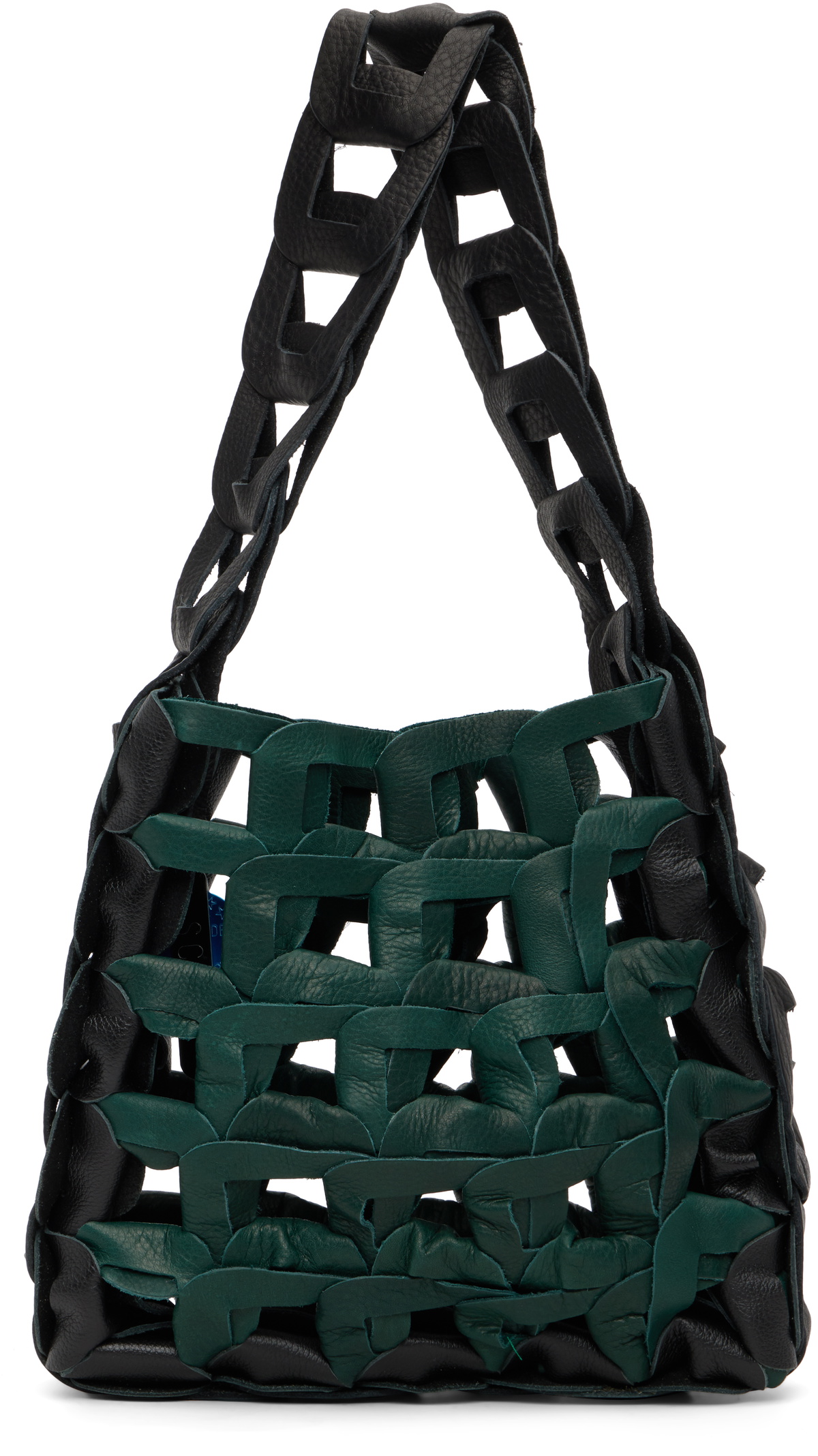 SC103 Black & Green Links Tote