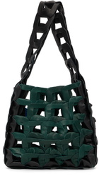 SC103 Black & Green Links Tote