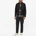 Belstaff Men's Hedger Waxed Cotton Overshirt in Black