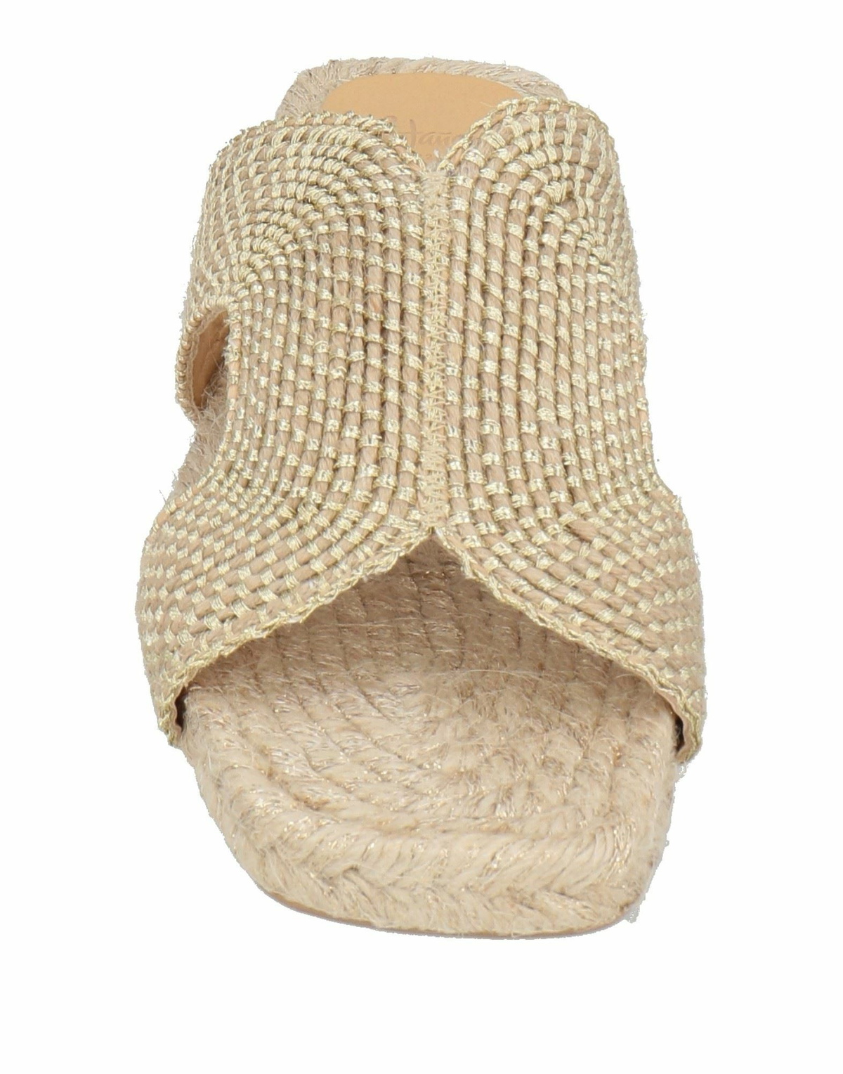Castañer Womens Espadrilles in Gold