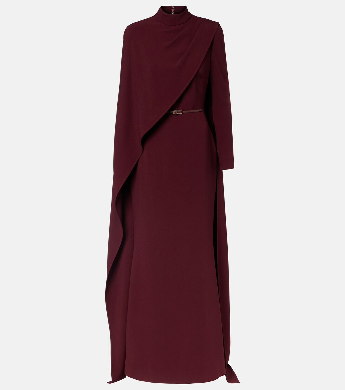 Elie Saab Cape-detail belted gown