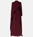 Elie Saab Cape-detail belted gown