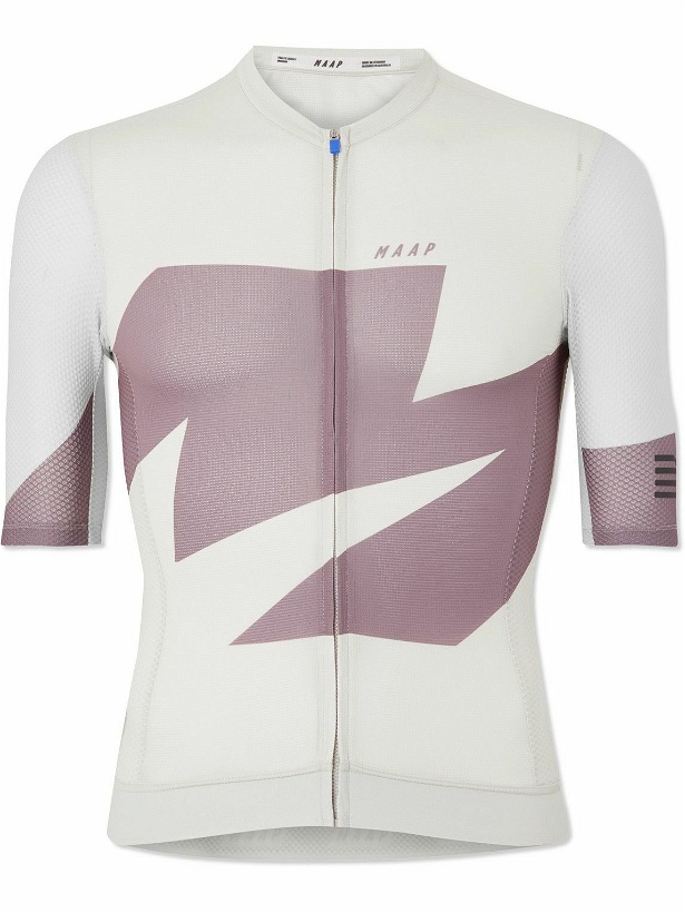 Photo: MAAP - Evolve Pro Air Mesh-Panelled Cycling Jersey - Neutrals