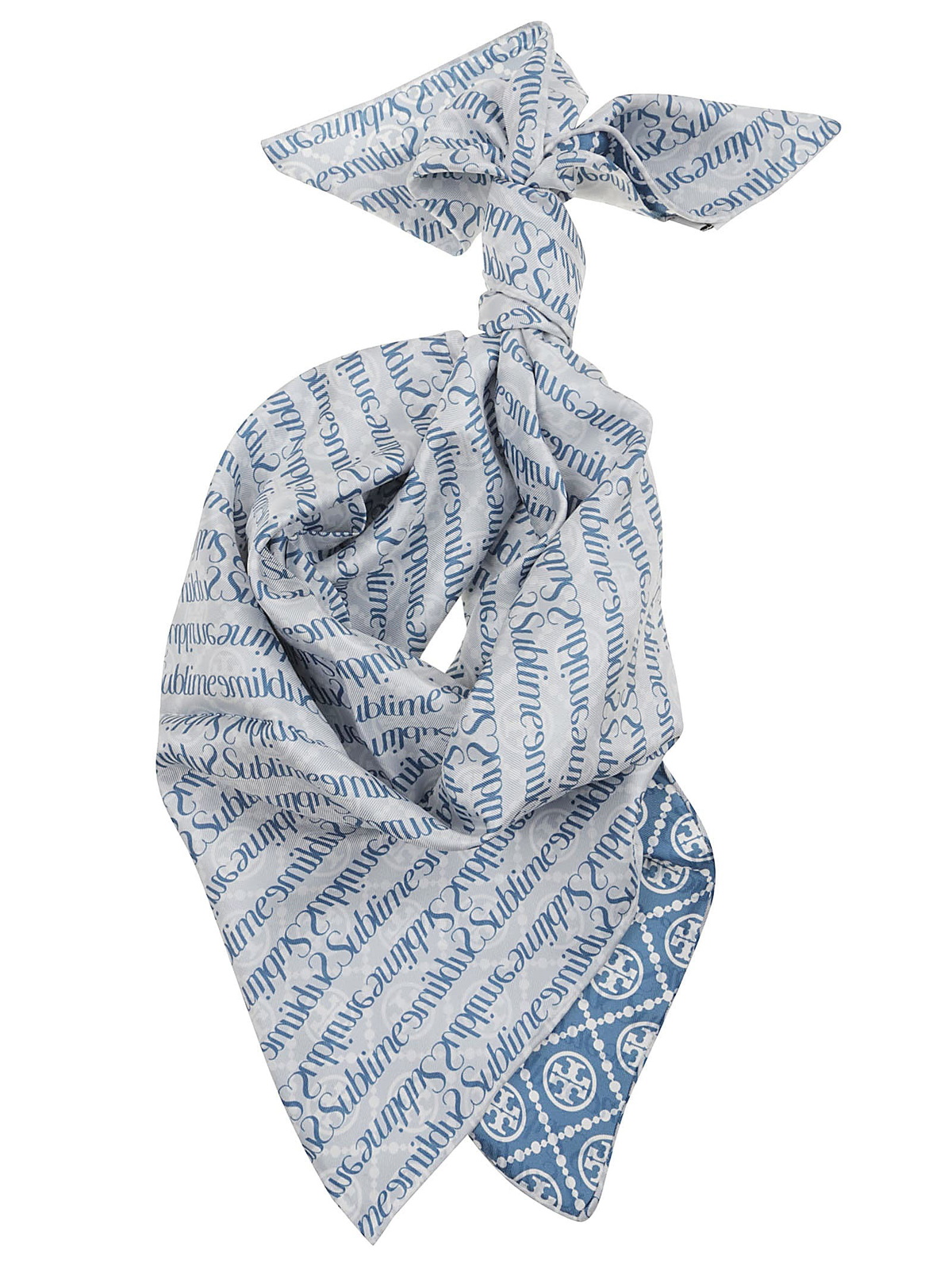 Tory Burch Logo-monogrammed Wool-blend Scarf - Black - One