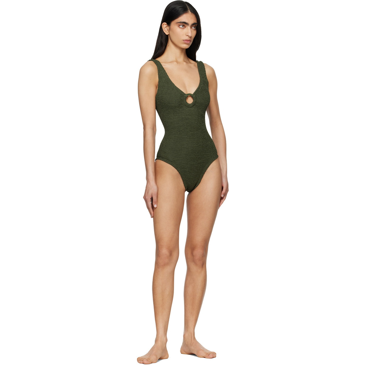 Hunza G Khaki Celine Swimsuit